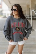 ATLANTA UNITED FC SEAL THE DEAL PREMIUM FLEECE DROP SHOULDER CREWNECK PULLOVER