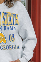 ALBANY STATE GOLDEN RAMS ALLEGIANCE PREMIUM FLEECE DROP SHOULDER CREWNECK PULLOVER