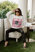 ATLANTA FALCONS FAIR CATCH PREMIUM FLEECE DROP SHOULDER CREWNECK PULLOVER