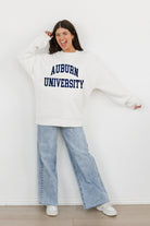 AUBURN TIGERS ALL-STAR STYLE PREMIUM FLEECE DROP SHOULDER CREWNECK PULLOVER BY MADI PREWETT TROUTT