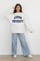 AUBURN TIGERS ALL-STAR STYLE PREMIUM FLEECE DROP SHOULDER CREWNECK PULLOVER BY MADI PREWETT TROUTT