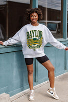 BAYLOR BEARS BASES LOADED PREMIUM FLEECE DROP SHOULDER CREWNECK PULLOVER