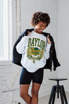 BAYLOR BEARS BASES LOADED PREMIUM FLEECE DROP SHOULDER CREWNECK PULLOVER