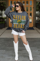 BAYLOR BEARS WILD TAILGATE PREMIUM FLEECE DROP SHOULDER CREWNECK PULLOVER