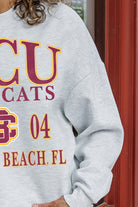 BETHUNE-COOKMAN WILDCATS ALLEGIANCE PREMIUM FLEECE DROP SHOULDER CREWNECK PULLOVER