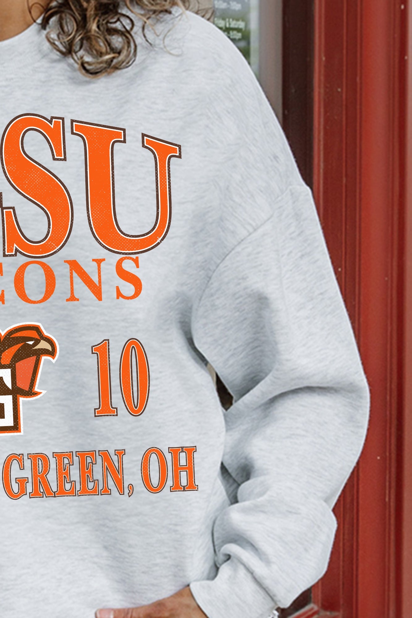 BOWLING GREEN FALCONS ALLEGIANCE PREMIUM FLEECE DROP SHOULDER CREWNECK PULLOVER