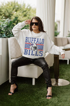 BUFFALO BILLS FAIR CATCH PREMIUM FLEECE DROP SHOULDER CREWNECK PULLOVER