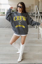 COLUMBUS CREW SC SEAL THE DEAL PREMIUM FLEECE DROP SHOULDER CREWNECK PULLOVER