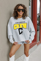 COLUMBUS CREW SC PITCH PRIDE PREMIUM FLEECE DROP SHOULDER CREWNECK PULLOVER