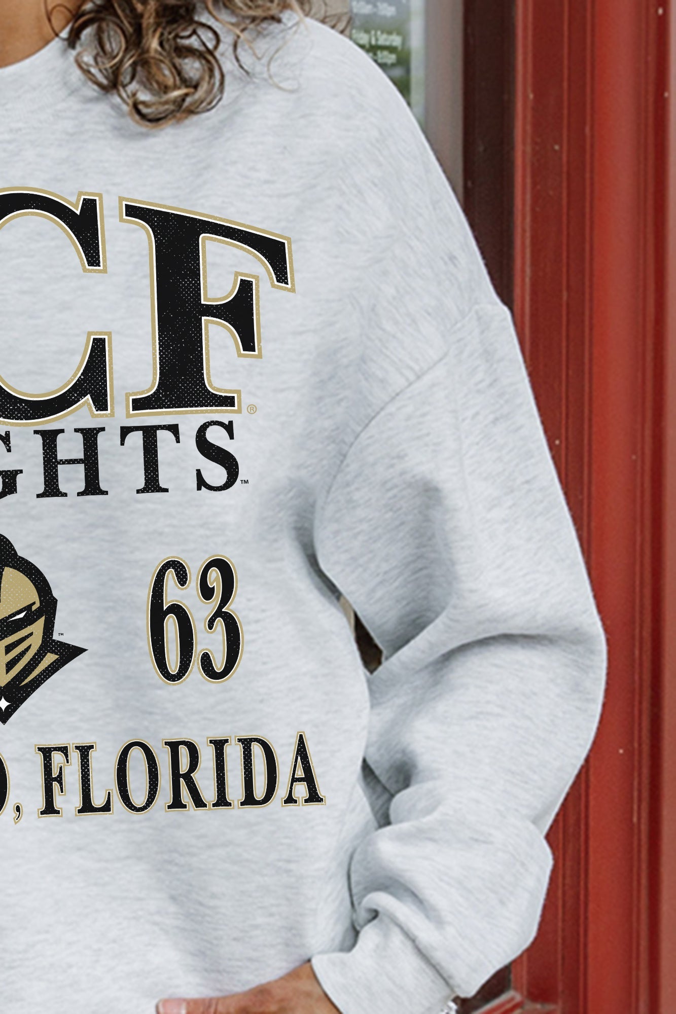 CENTRAL FLORIDA KNIGHTS ALLEGIANCE PREMIUM FLEECE DROP SHOULDER CREWNECK PULLOVER