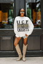 CENTRAL FLORIDA KNIGHTS FAIR CATCH PREMIUM FLEECE DROP SHOULDER CREWNECK PULLOVER