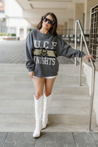 CENTRAL FLORIDA KNIGHTS WILD TAILGATE PREMIUM FLEECE DROP SHOULDER CREWNECK PULLOVER