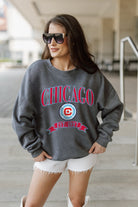 CHICAGO FIRE SC SEAL THE DEAL PREMIUM FLEECE DROP SHOULDER CREWNECK PULLOVER