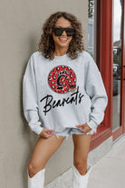 CINCINNATI BEARCATS GOING WILD PREMIUM FLEECE DROP SHOULDER CREWNECK PULLOVER