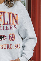 CLAFLIN PANTHERS ALLEGIANCE PREMIUM FLEECE DROP SHOULDER CREWNECK PULLOVER