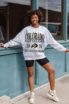 COLORADO BUFFALOES ALLEGIANCE PREMIUM FLEECE DROP SHOULDER CREWNECK PULLOVER