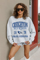 CREIGHTON BLUEJAYS ALLEGIANCE PREMIUM FLEECE DROP SHOULDER CREWNECK PULLOVER