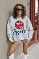 DAYTON FLYERS GOING WILD PREMIUM FLEECE DROP SHOULDER CREWNECK PULLOVER