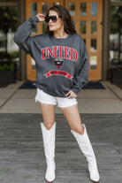 DC UNITED SEAL THE DEAL PREMIUM FLEECE DROP SHOULDER CREWNECK PULLOVER