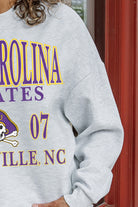 EAST CAROLINA PIRATES ALLEGIANCE PREMIUM FLEECE DROP SHOULDER CREWNECK PULLOVER