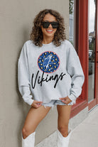 ELIZABETH CITY STATE UNIVERSITY VIKINGS GOING WILD PREMIUM FLEECE DROP SHOULDER CREWNECK PULLOVER