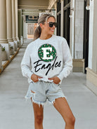 EASTERN MICHIGAN EAGLES GOING WILD PREMIUM FLEECE DROP SHOULDER CREWNECK PULLOVER