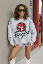 EASTERN WASHINGTON UNIVERSITY EAGLES GOING WILD PREMIUM FLEECE DROP SHOULDER CREWNECK PULLOVER