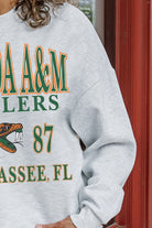 FLORIDA A&M RATTLERS ALLEGIANCE PREMIUM FLEECE DROP SHOULDER CREWNECK PULLOVER