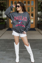 FC DALLAS SEAL THE DEAL PREMIUM FLEECE DROP SHOULDER CREWNECK PULLOVER