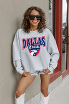 FC DALLAS PITCH PRIDE PREMIUM FLEECE DROP SHOULDER CREWNECK PULLOVER