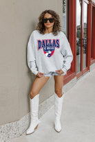 FC DALLAS PITCH PRIDE PREMIUM FLEECE DROP SHOULDER CREWNECK PULLOVER