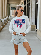 FC DALLAS PITCH PRIDE PREMIUM FLEECE DROP SHOULDER CREWNECK PULLOVER