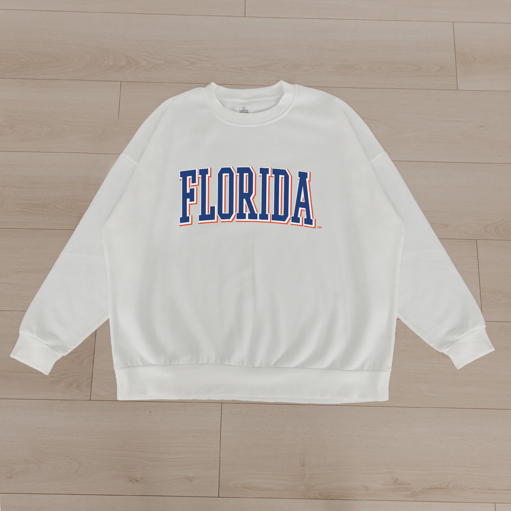 FLORIDA GATORS ALL-STAR APPEAL PREMIUM FLEECE DROP SHOULDER CREWNECK PULLOVER BY MADI PREWETT TROUTT