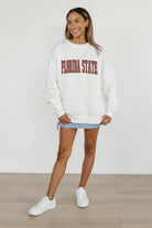 FLORIDA STATE SEMINOLES ALL-STAR APPEAL PREMIUM FLEECE DROP SHOULDER CREWNECK PULLOVER BY MADI PREWETT TROUTT