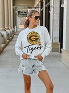 GRAMBLING STATE TIGERS GOING WILD PREMIUM FLEECE DROP SHOULDER CREWNECK PULLOVER