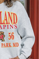 MARYLAND TERRAPINS ALLEGIANCE PREMIUM FLEECE DROP SHOULDER CREWNECK PULLOVER