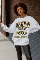 MISSOURI TIGERS ALLEGIANCE PREMIUM FLEECE DROP SHOULDER CREWNECK PULLOVER