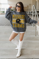 MISSOURI TIGERS WILD TAILGATE PREMIUM FLEECE DROP SHOULDER CREWNECK PULLOVER