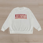 MINNESOTA GOLDEN GOPHERS ALL-STAR APPEAL PREMIUM FLEECE DROP SHOULDER CREWNECK PULLOVER BY MADI PREWETT TROUTT