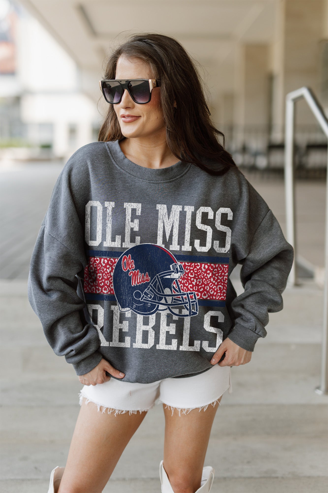 Ole miss sherpa pullover best sale