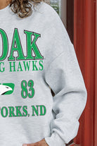 NORTH DAKOTA FIGHTING HAWKS ALLEGIANCE PREMIUM FLEECE DROP SHOULDER CREWNECK PULLOVER