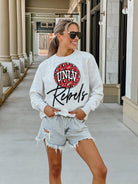 UNLV REBELS GOING WILD PREMIUM FLEECE DROP SHOULDER CREWNECK PULLOVER