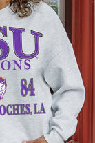 NORTHWESTERN STATE DEMONS ALLEGIANCE PREMIUM FLEECE DROP SHOULDER CREWNECK PULLOVER