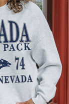 NEVADA WOLF PACK ALLEGIANCE PREMIUM FLEECE DROP SHOULDER CREWNECK PULLOVER