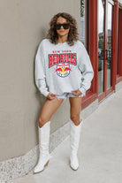 NEW YORK RED BULLS PITCH PRIDE PREMIUM FLEECE DROP SHOULDER CREWNECK PULLOVER