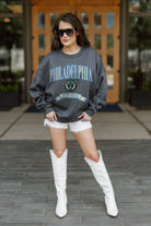 PHILADELPHIA UNION SEAL THE DEAL PREMIUM FLEECE DROP SHOULDER CREWNECK PULLOVER