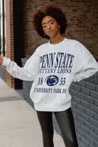 PENN STATE NITTANY LIONS ALLEGIANCE PREMIUM FLEECE DROP SHOULDER CREWNECK PULLOVER