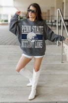 PENN STATE NITTANY LIONS WILD TAILGATE PREMIUM FLEECE DROP SHOULDER CREWNECK PULLOVER