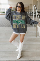 SOUTH FLORIDA BULLS WILD TAILGATE PREMIUM FLEECE DROP SHOULDER CREWNECK PULLOVER