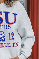 TENNESSEE STATE TIGERS ALLEGIANCE PREMIUM FLEECE DROP SHOULDER CREWNECK PULLOVER